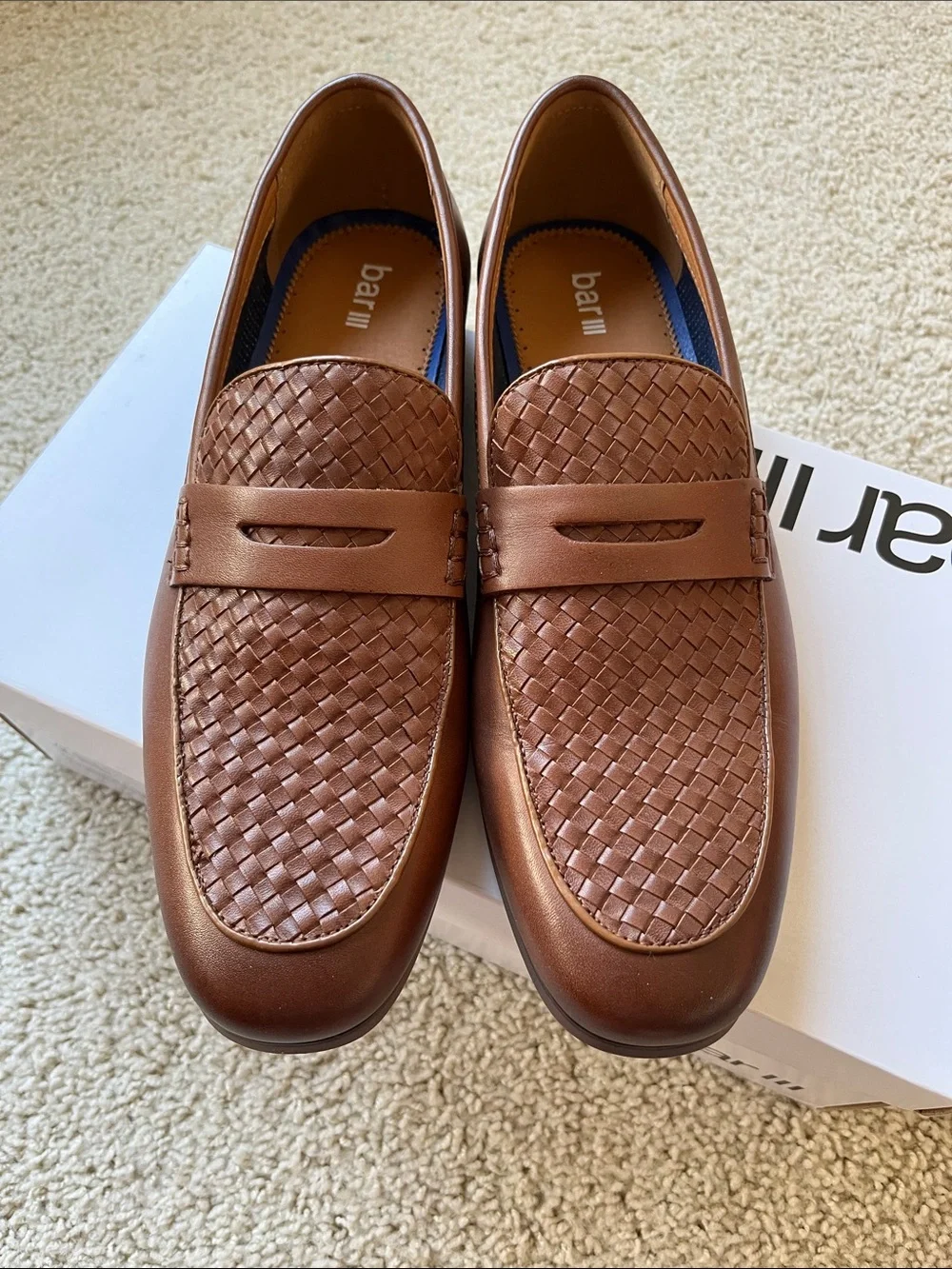 Bar III Beaul Brown Loafers
